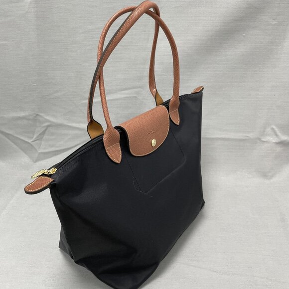 L ong c hamp Le Pliage Original Tote Bag size large Black - Picture 2 of 6